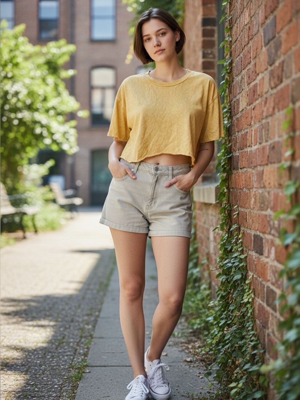 Aeropostale Cropped Top Tee Shirt M